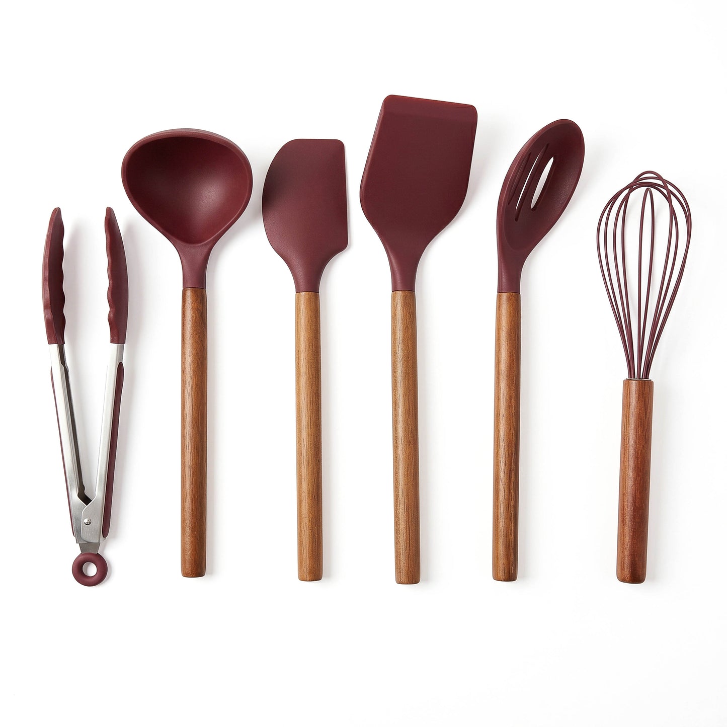 STONEWARE UTENSIL HOLDER AND SPATULA SET