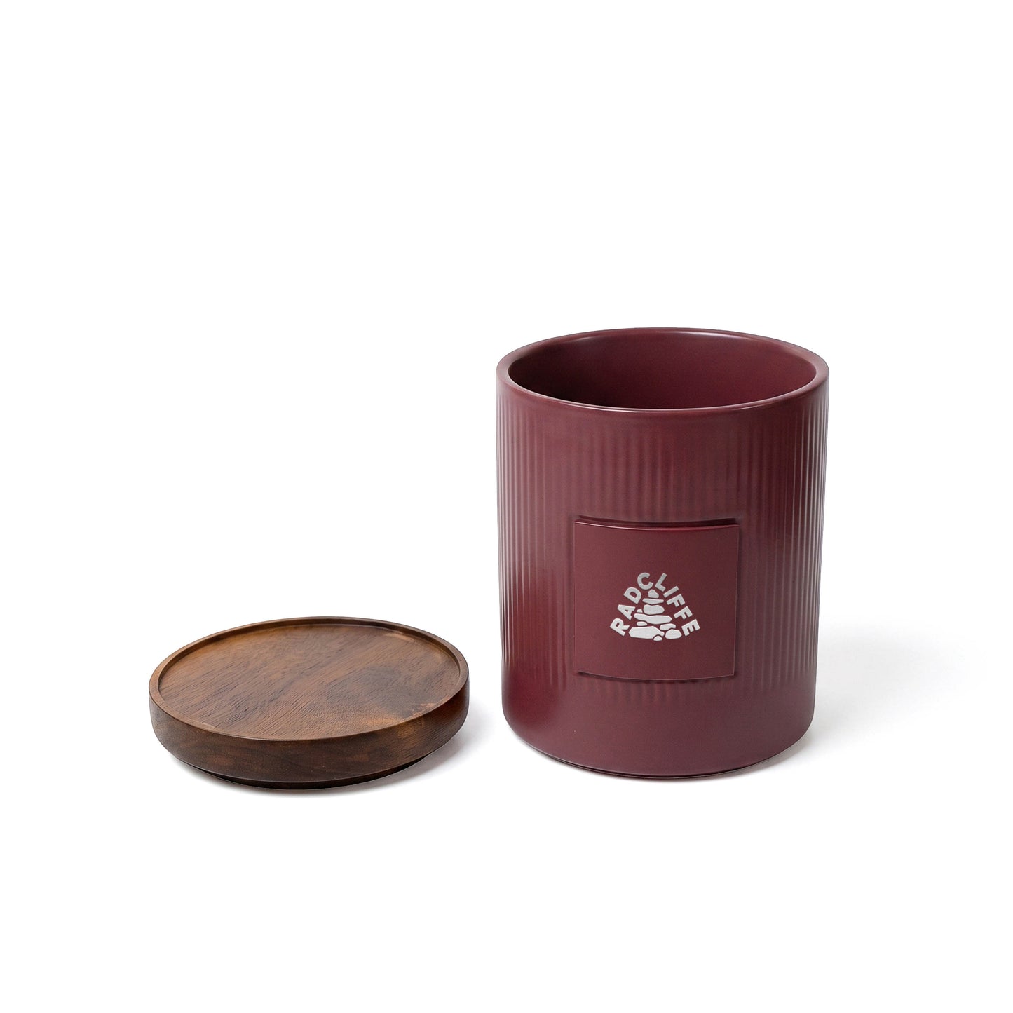 STONEWARE UTENSIL HOLDER AND SPATULA SET