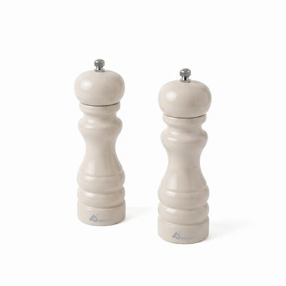PRESCOTT OAK WOOD SALT AND PEPPER MILL SET
