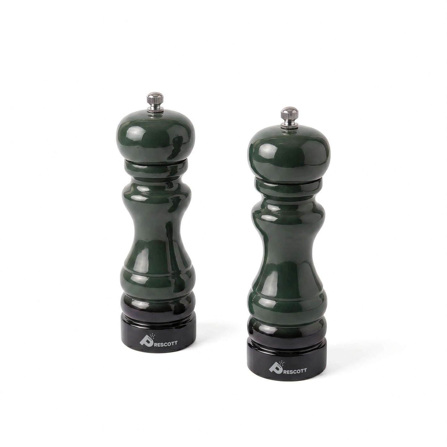 PRESCOTT OAK WOOD SALT AND PEPPER MILL SET