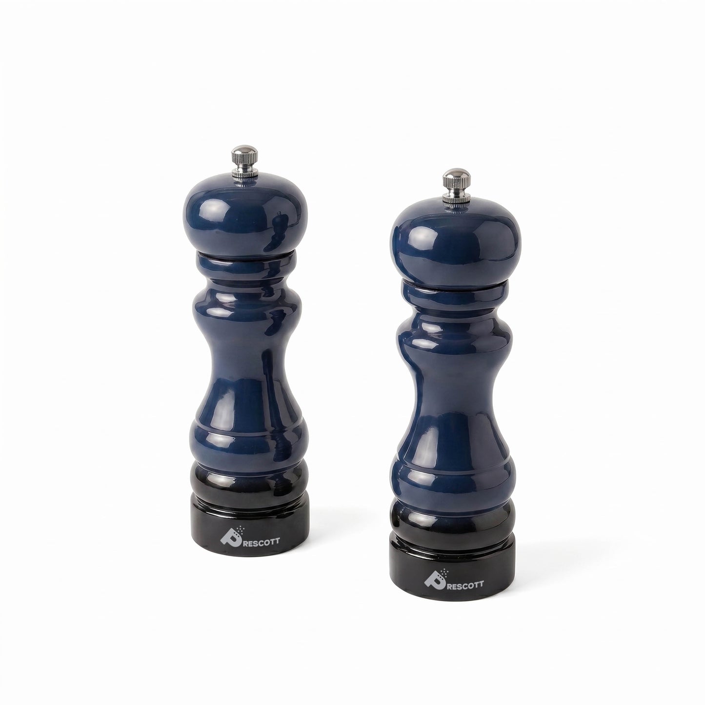 PRESCOTT OAK WOOD SALT AND PEPPER MILL SET