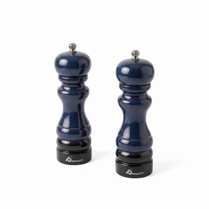 PRESCOTT OAK WOOD SALT AND PEPPER MILL SET