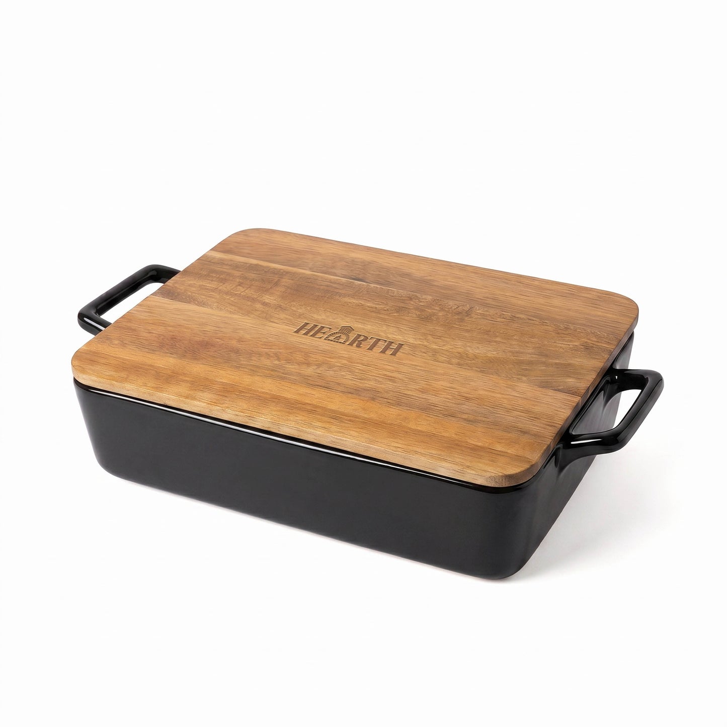 HEARTH STONEWARE CASSEROLE DISH