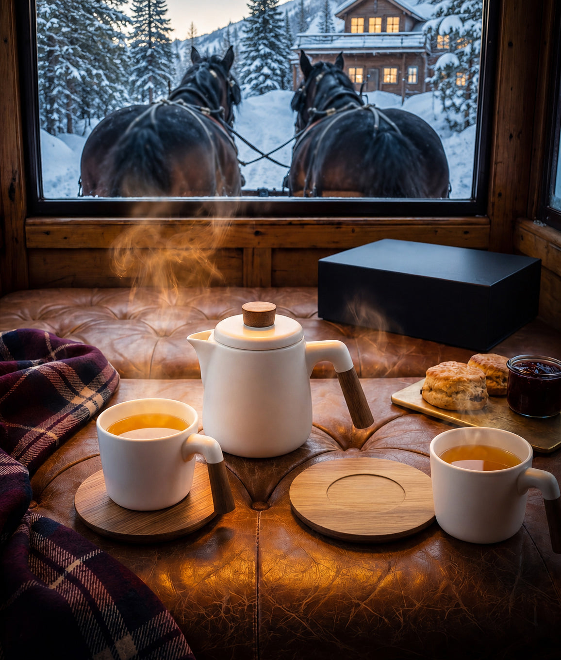 SUMMERSET STONEWARE TEA SET