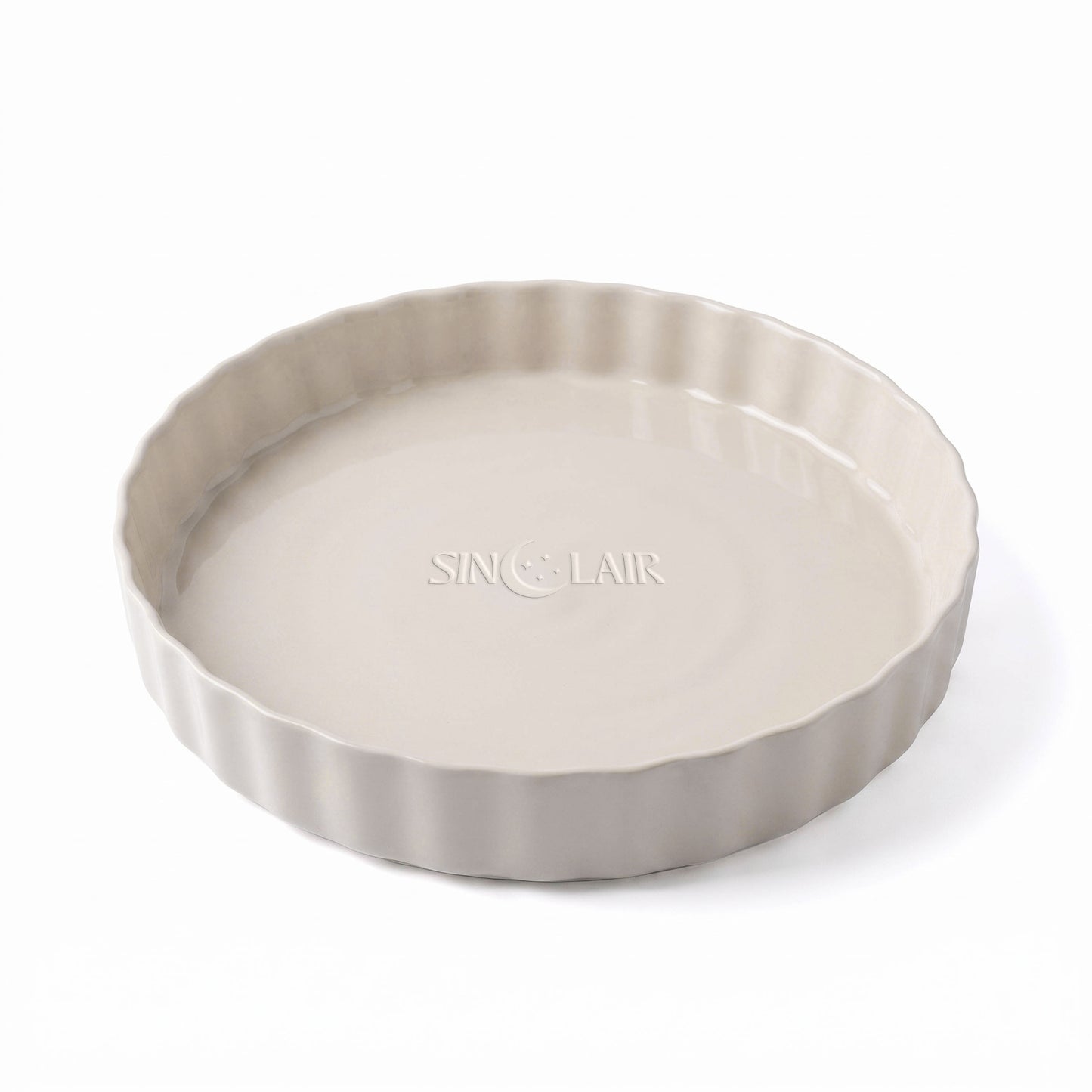 SINCLAIR STONEWARE PIE DISH
