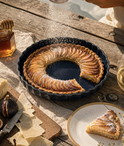 SINCLAIR STONEWARE PIE DISH