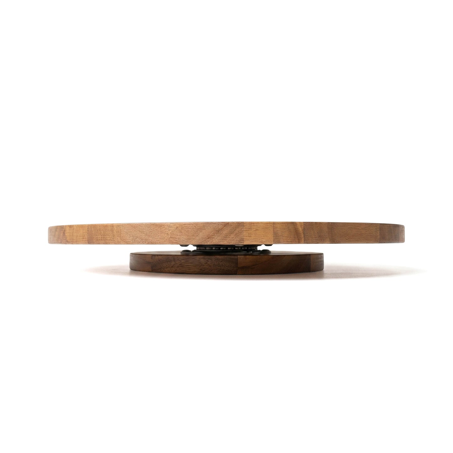 ACACIA WOOD HERRINGBONE LAZY SUSAN