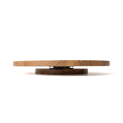 ACACIA WOOD HERRINGBONE LAZY SUSAN