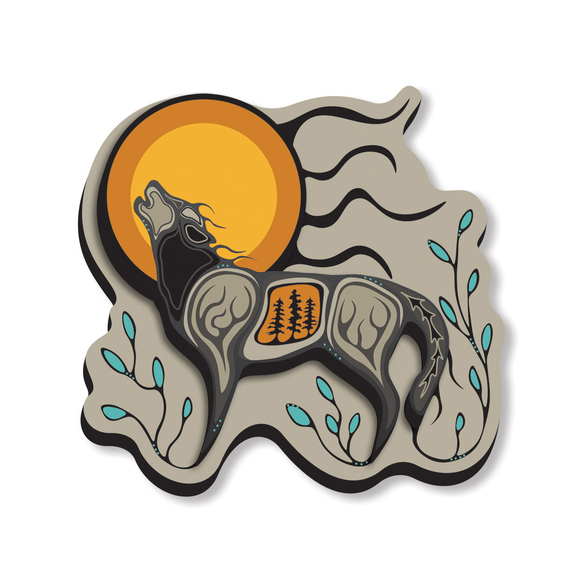 Indigenous Art 3D Magnet