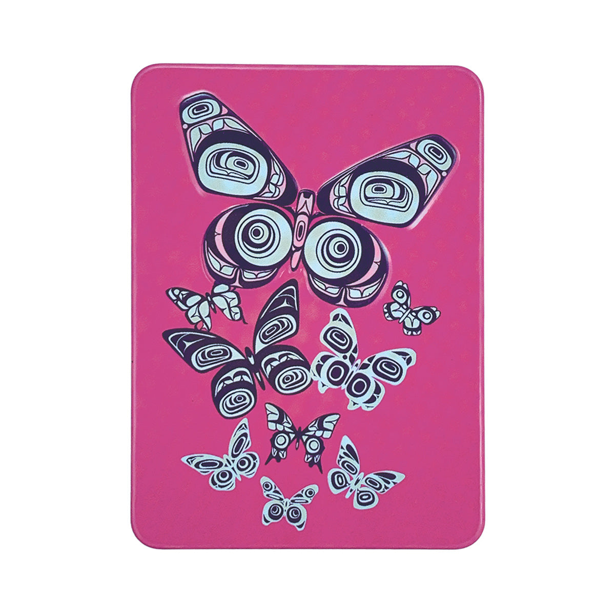 Indigenous Art Embossed Metal Magnet