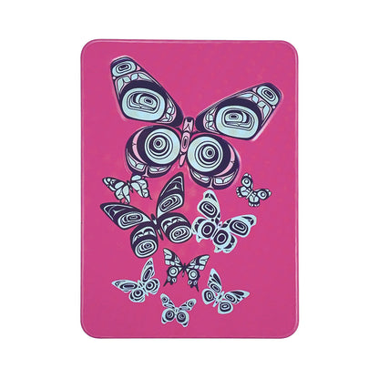 Indigenous Art Embossed Metal Magnet