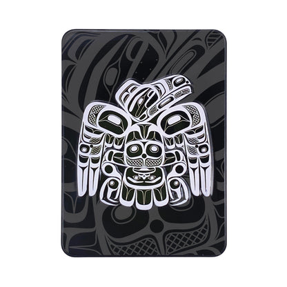 Indigenous Art Embossed Metal Magnet