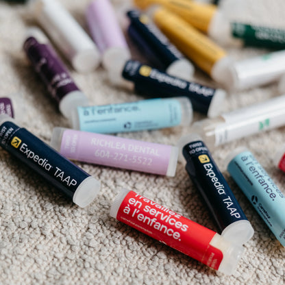 Handcrafted Lip Balm with Logo