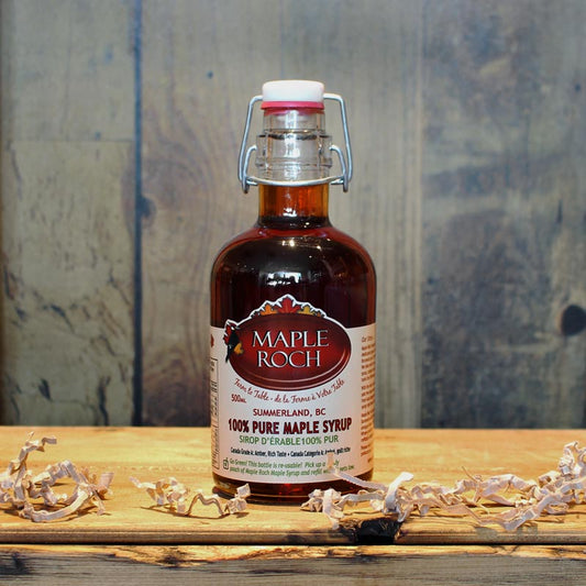 Okanagan Pure Maple Syrup 500ml in Reusable Flip Top bottle