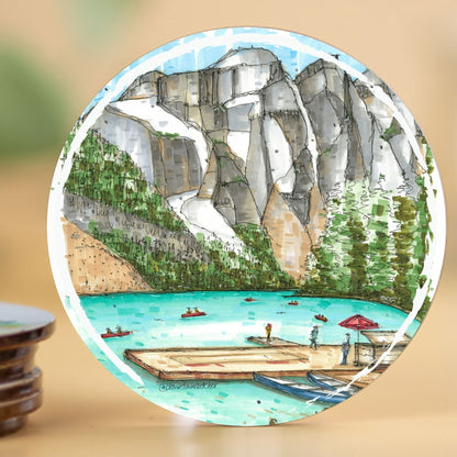 Artisan City Sketch Coasters - Alberta