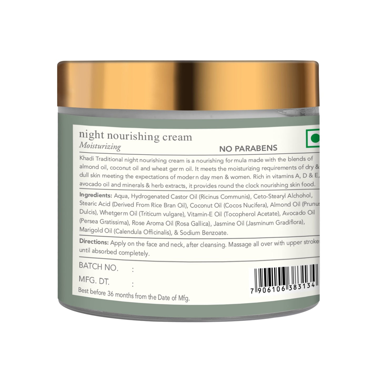Khadi Traditional Night Nourishing Cream