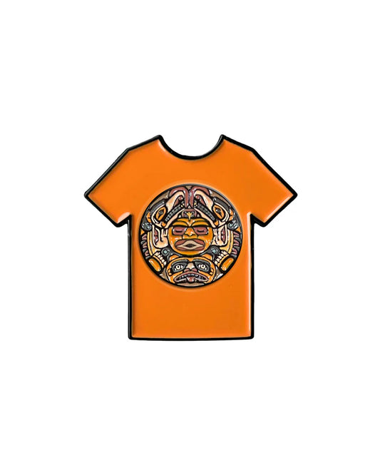 Enamel Orange Shirt Day Pin
