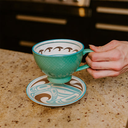 Indigenous Art Porcelain Art Mug