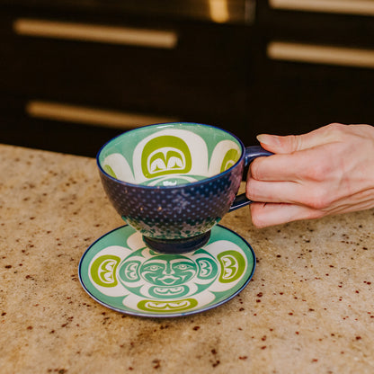 Indigenous Art Porcelain Art Mug