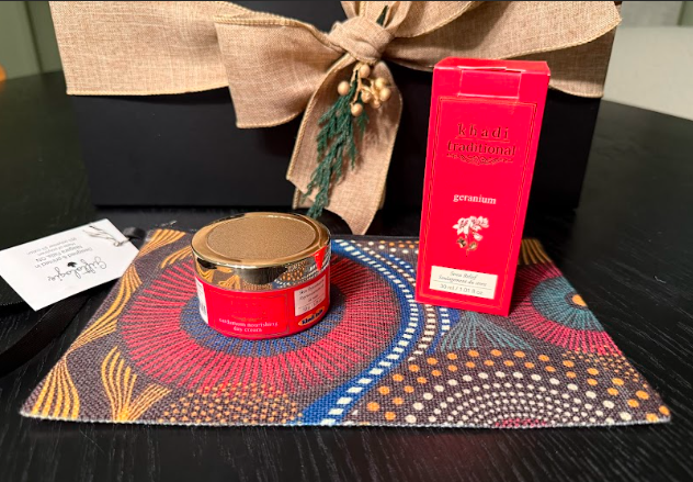 Geranium, Face Mask & Zipper Pouch