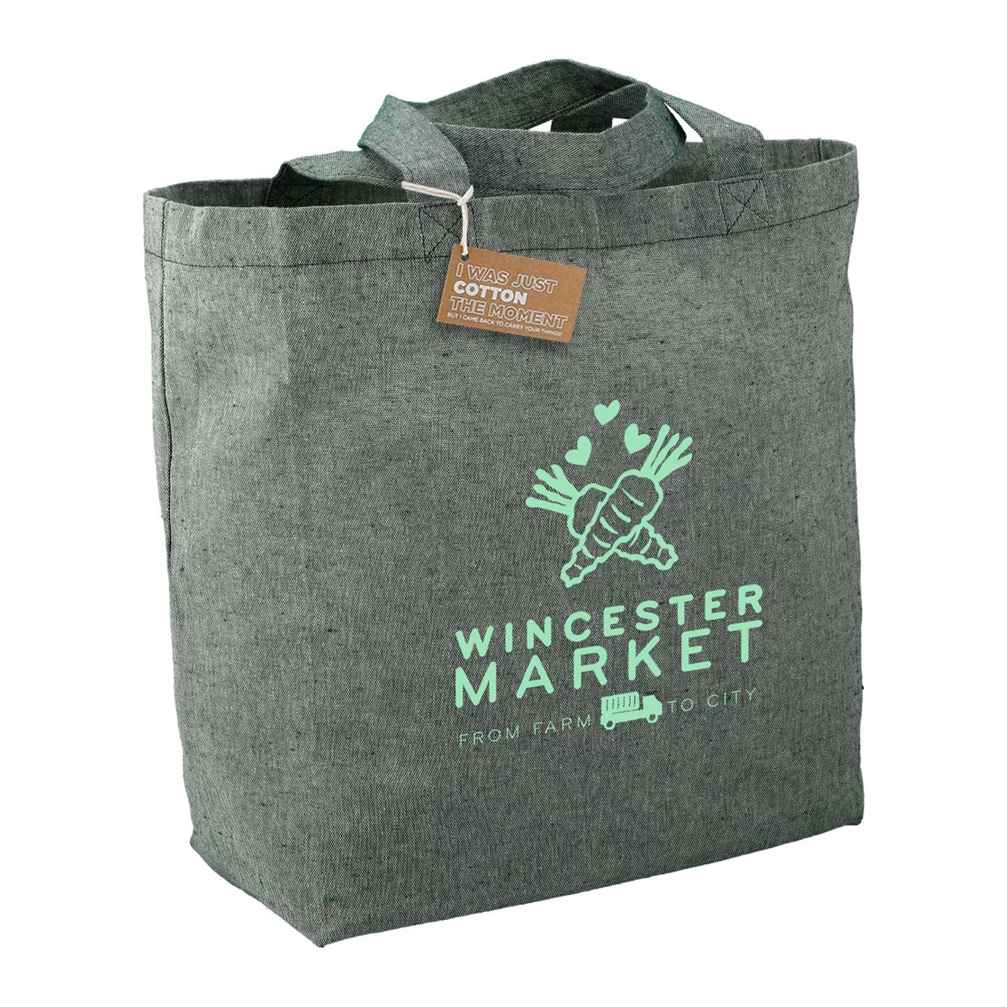 Recycled 5oz Cotton Twill Grocery Tote