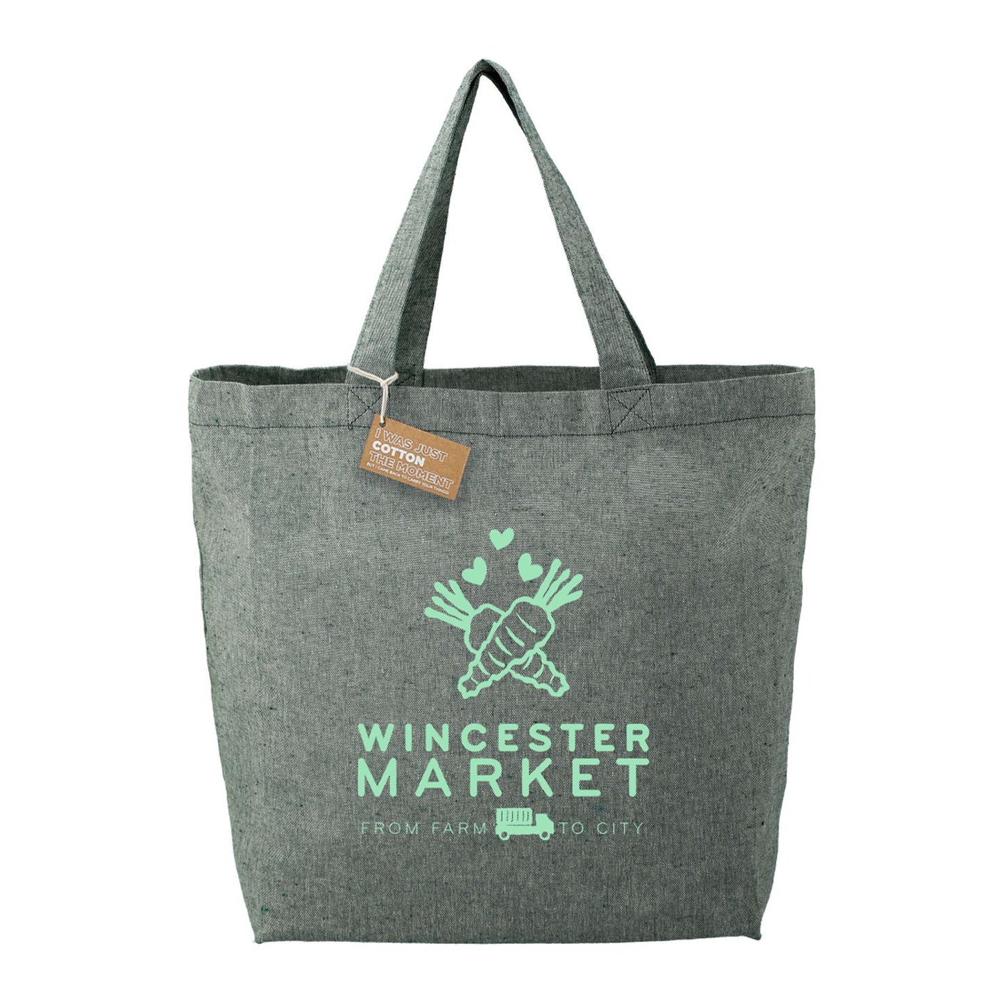 Recycled 5oz Cotton Twill Grocery Tote
