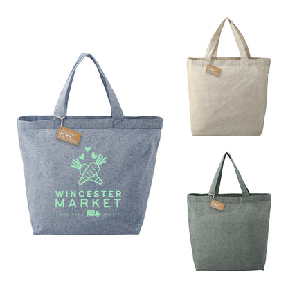 Recycled 5oz Cotton Twill Grocery Tote