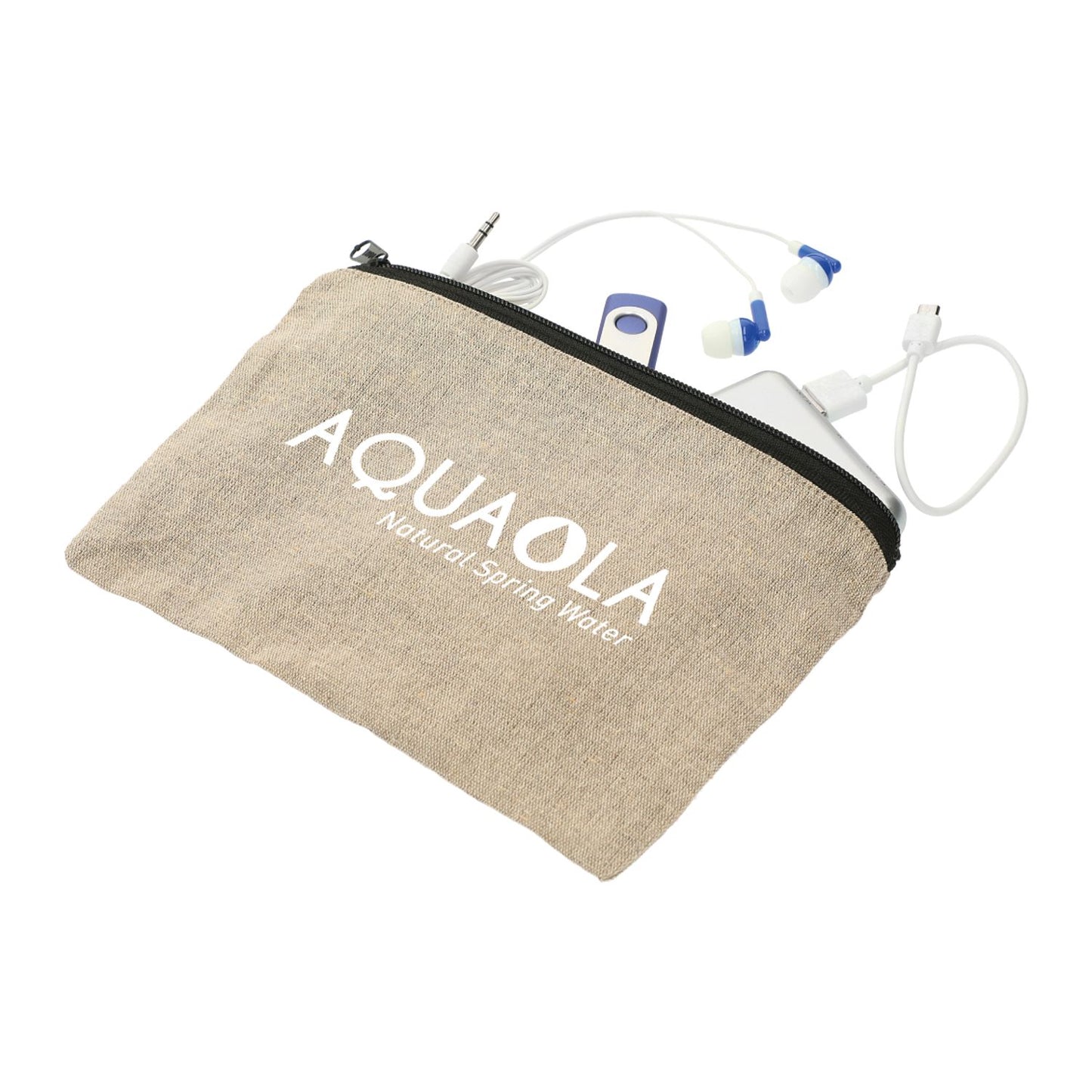 Recycled 5oz Cotton Twill Pouch