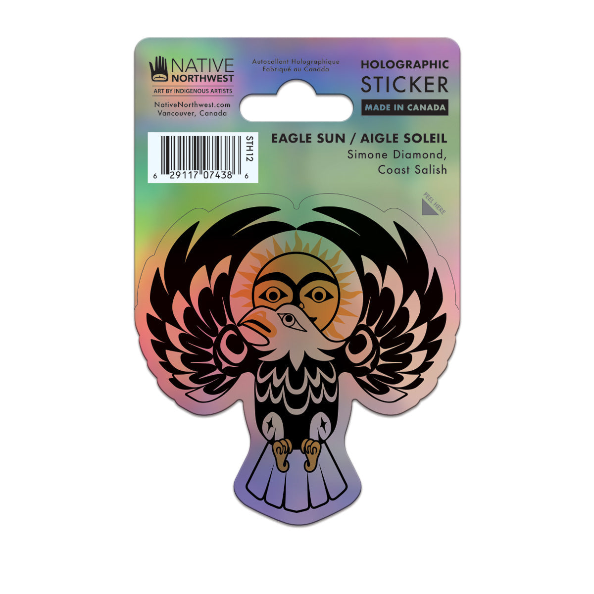 Indigenous Art Holographic sticker