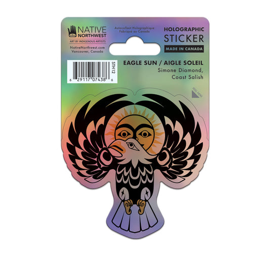 Indigenous Art Holographic sticker
