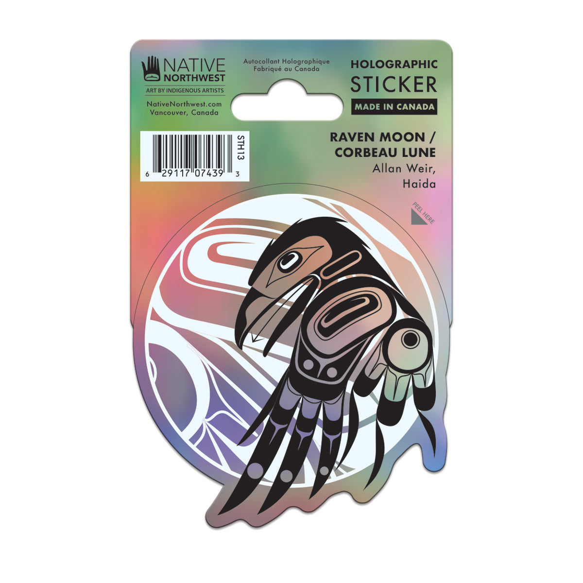 Indigenous Art Holographic sticker