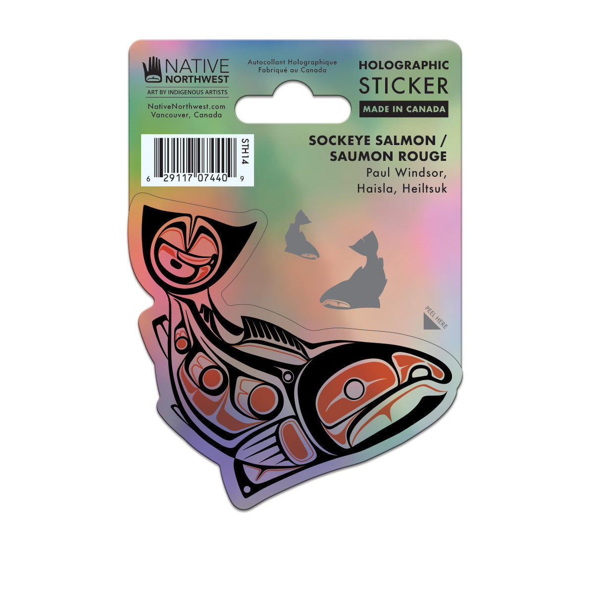 Indigenous Art Holographic sticker