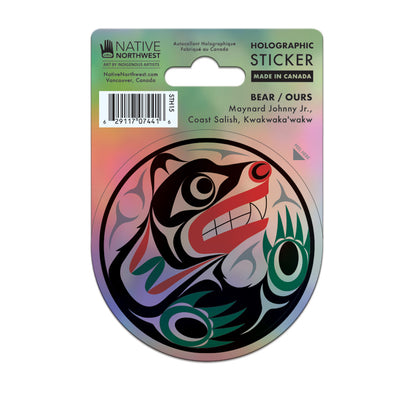 Indigenous Art Holographic sticker