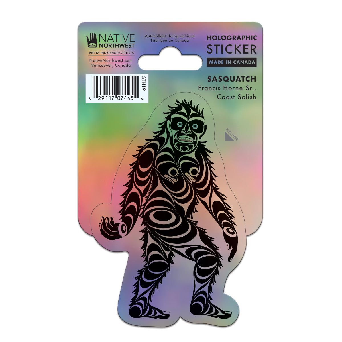 Indigenous Art Holographic sticker