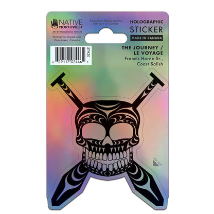 Indigenous Art Holographic sticker