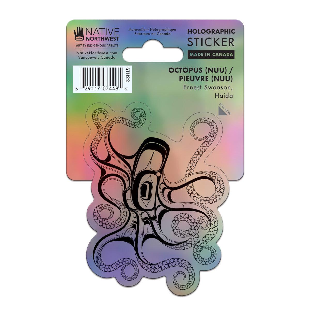 Indigenous Art Holographic sticker
