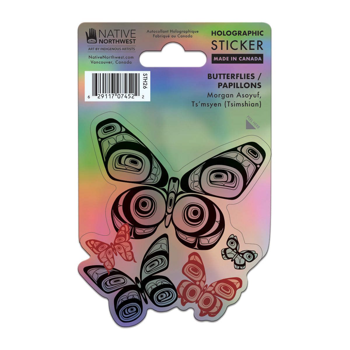 Indigenous Art Holographic sticker