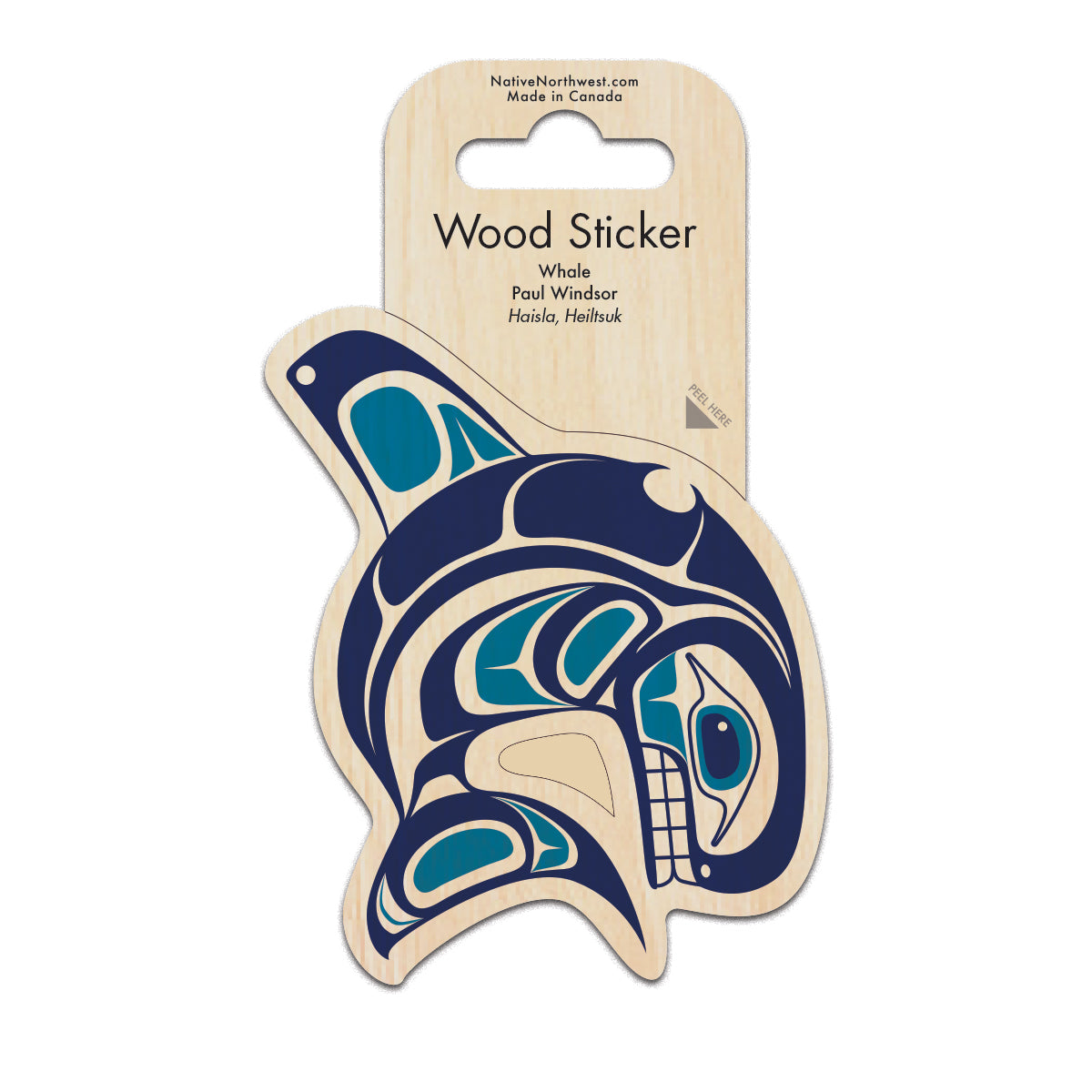 Indigenous Art Wood Sticker