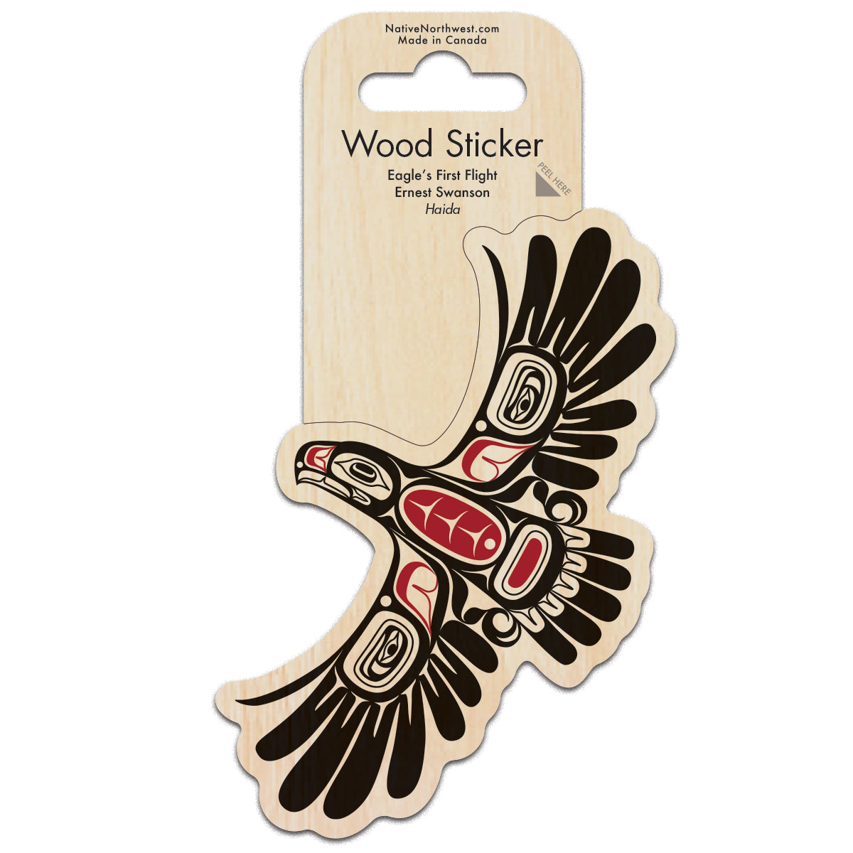 Indigenous Art Wood Sticker