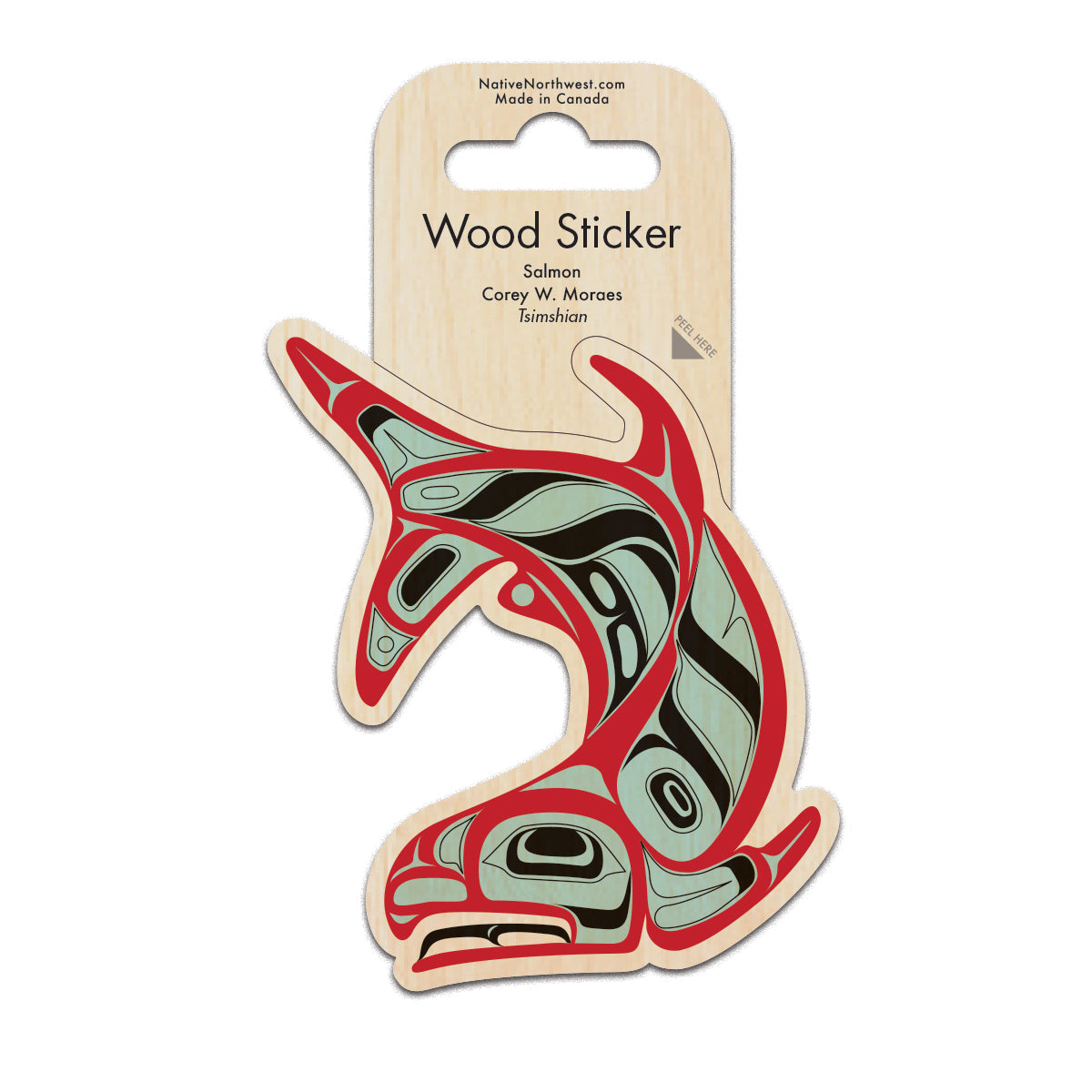 Indigenous Art Wood Sticker
