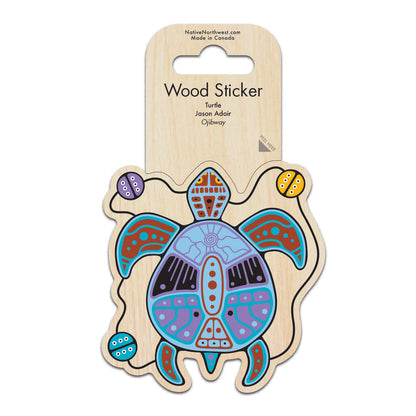 Indigenous Art Wood Sticker