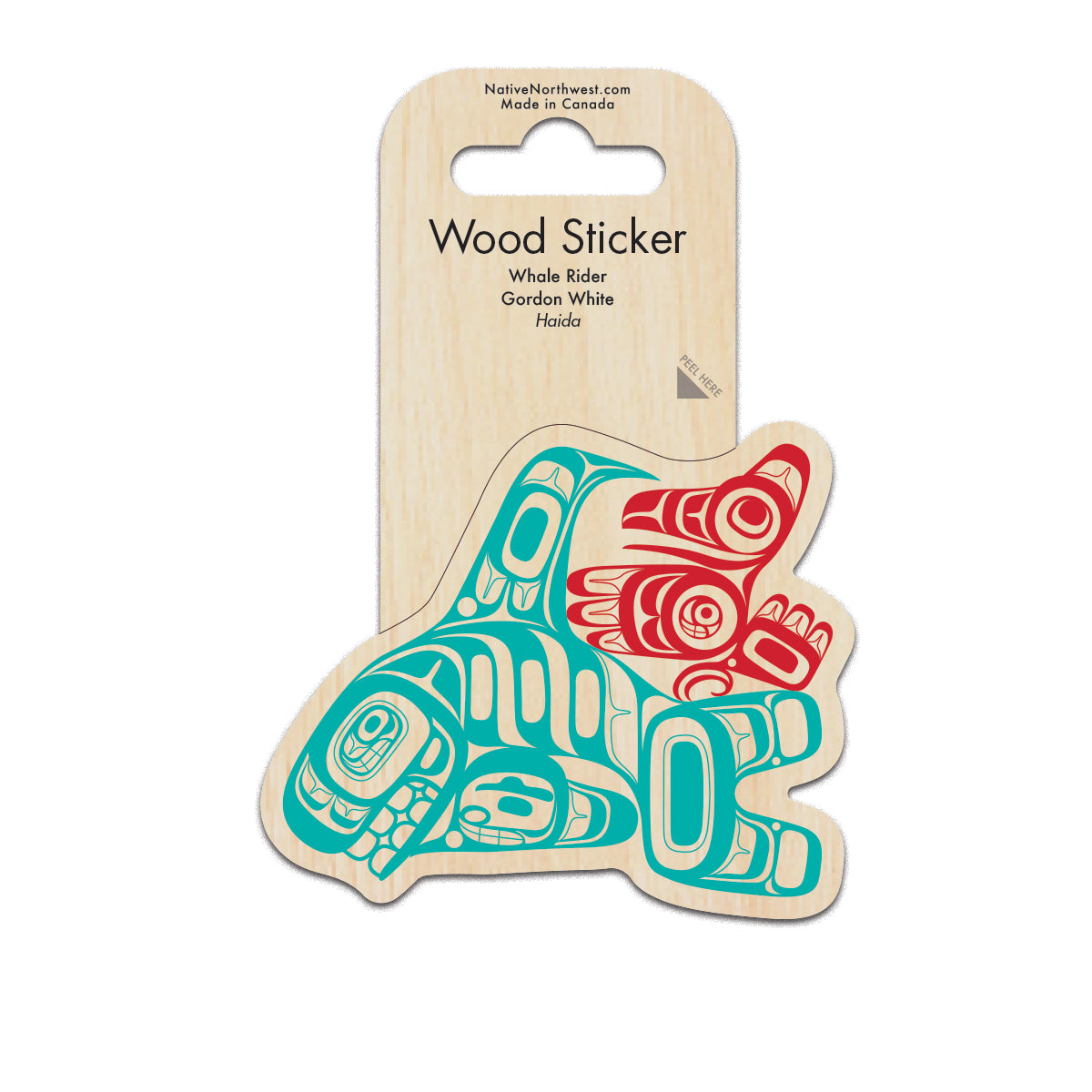 Indigenous Art Wood Sticker
