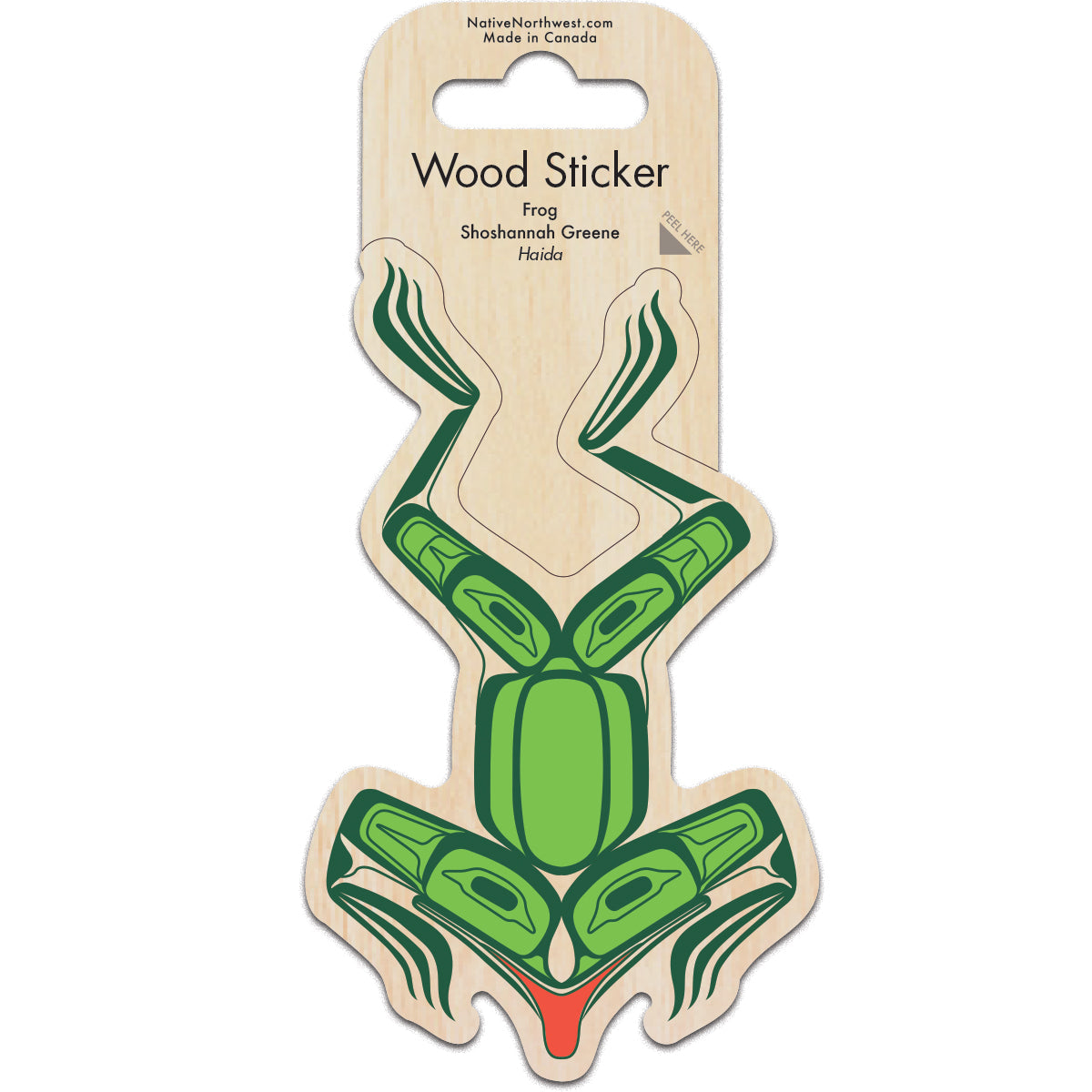 Indigenous Art Wood Sticker