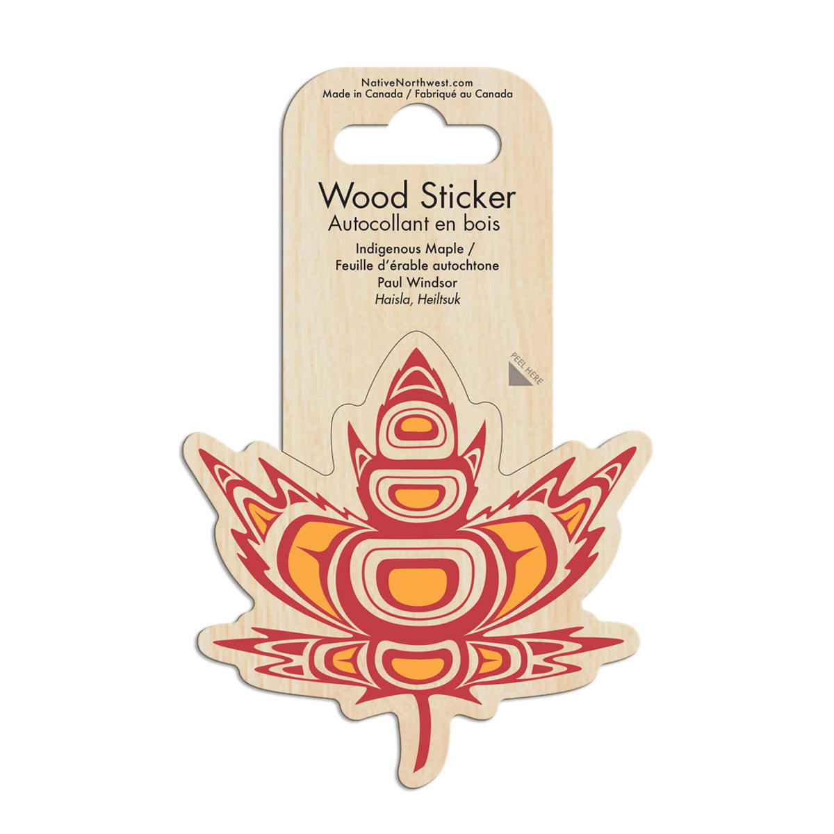 Indigenous Art Wood Sticker