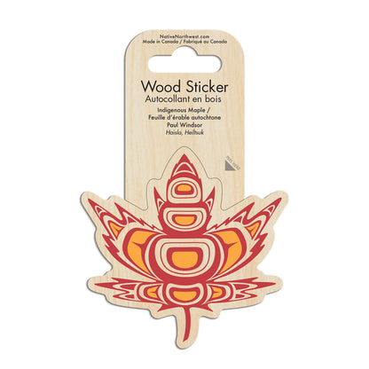 Indigenous Art Wood Sticker