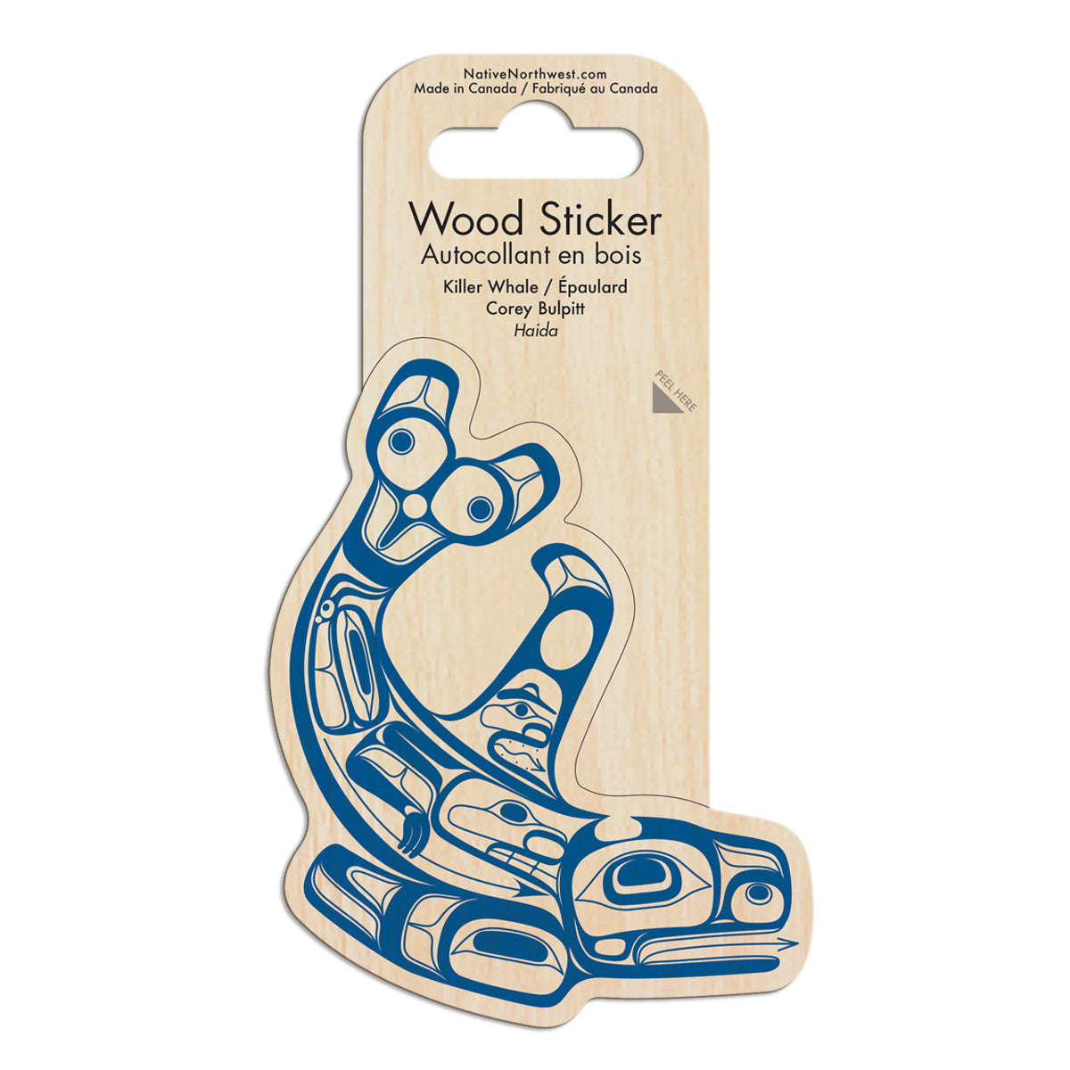 Indigenous Art Wood Sticker
