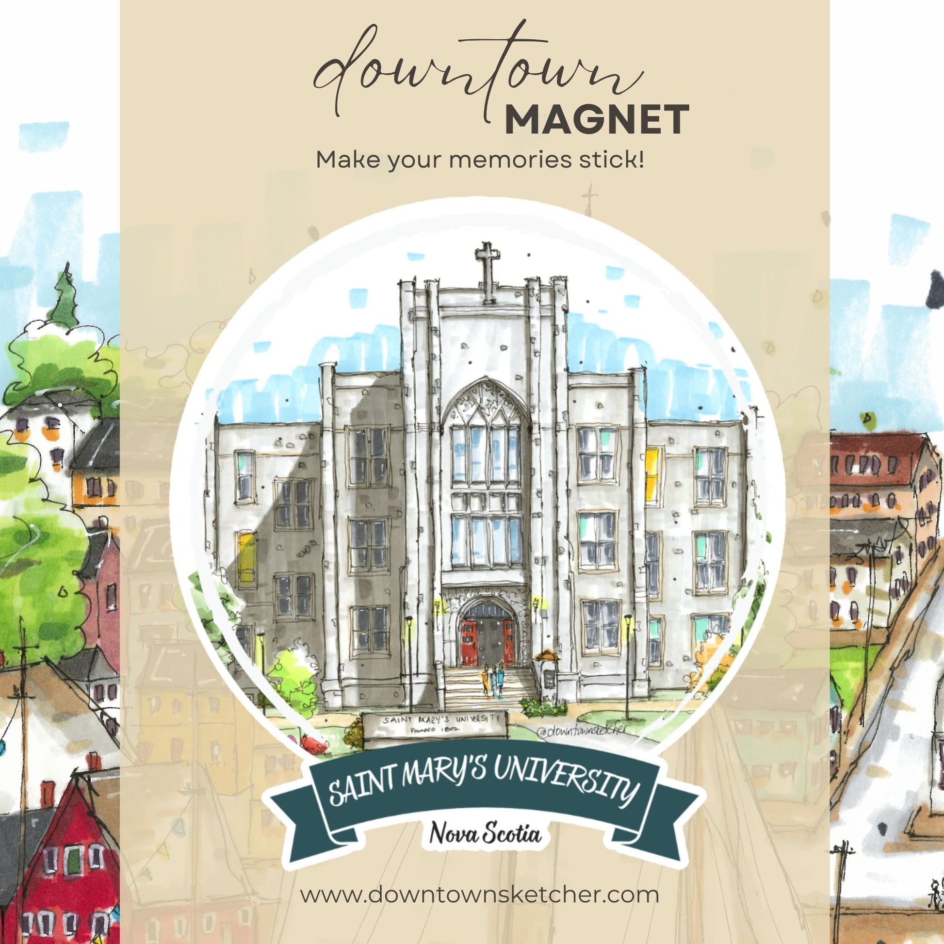 Saint Mary's University, Halifax - Magnet - Downtown Sketcher