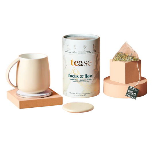 Heated Mug, Device Charger & Tea Set