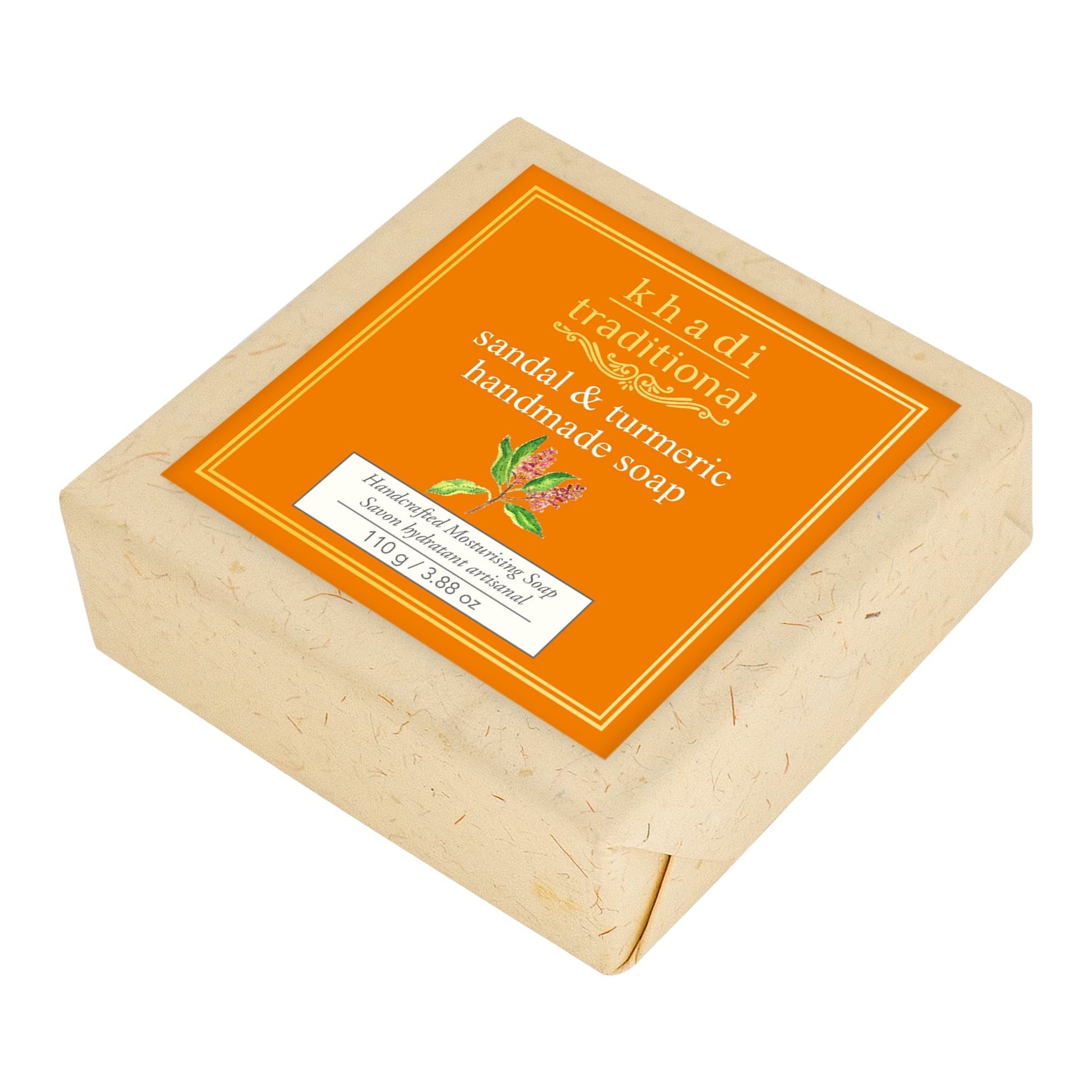 Khadi Traditional Sandal & Turmeric Handmade Soap