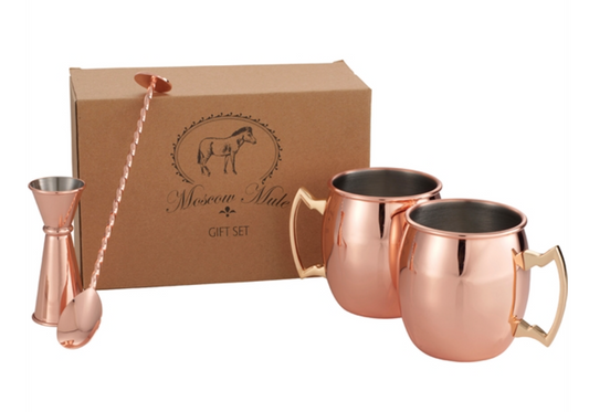 Moscow Mule Mug 4-in-1 Gift Set